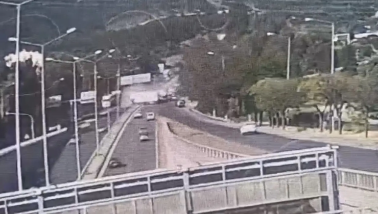 İzmir’deki tır kazasının görüntüleri ortaya çıktı