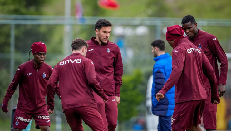 Trabzonspor'da Göztepe maçı hazırlıklarını sürdürdü