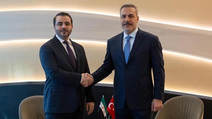 Dışişleri Bakanı Fidan, Suriyeli mevkidaşı Şeybani ile görüştü