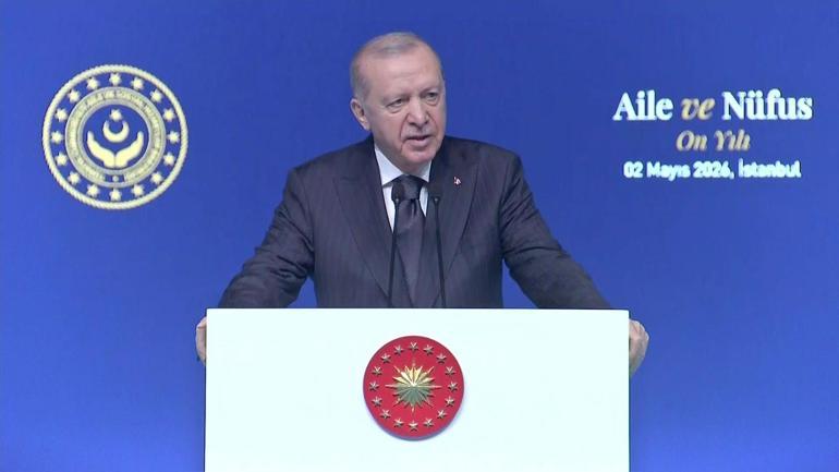 SON DAKİKA... Cumhurbaşkanı Erdoğan: 2026-2035 dönemini Aile ve Nüfus 10 yılı olarak belirledik