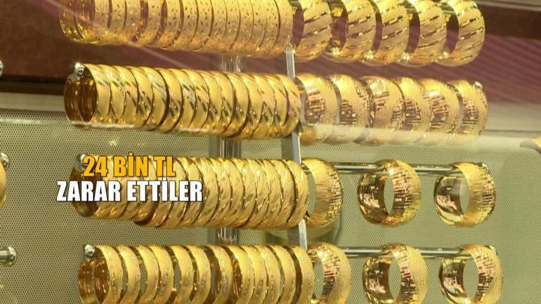 Kredi kartıyla altın alan kaybetti