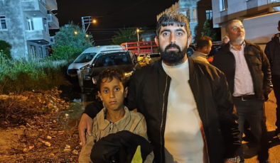 Ezilmekten kurtarılan Hamza, kahramanıyla buluştu