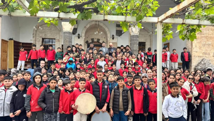Çermik'te öğrenciler camide buluştu