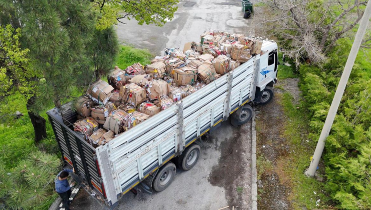 ERZİNCAN Binali Yıldırım Üniversitesi'nde 70 ton kağıt ve 6 ton plastik geri dönüştürüldü