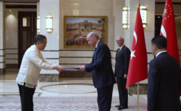 Türkiye'ye atanan 5 yeni büyükelçi, Cumhurbaşkanı Erdoğan'a güven mektuplarını sundu