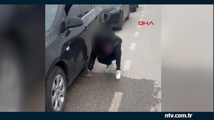 İnegöl’de sigara izmaritlerini yere atan sürücüye ceza