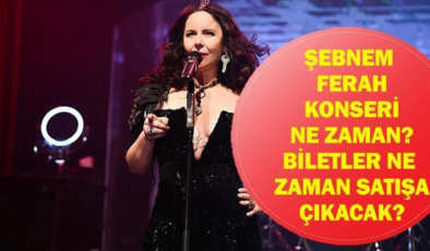 ŞEBNEM FERAH KONSER BİLETİ 2026: Şebnem Ferah Konser Bileti Ne Zaman Satışa Çıkacak, Nereden Alınır? Konser Ne Zaman, Nerede?