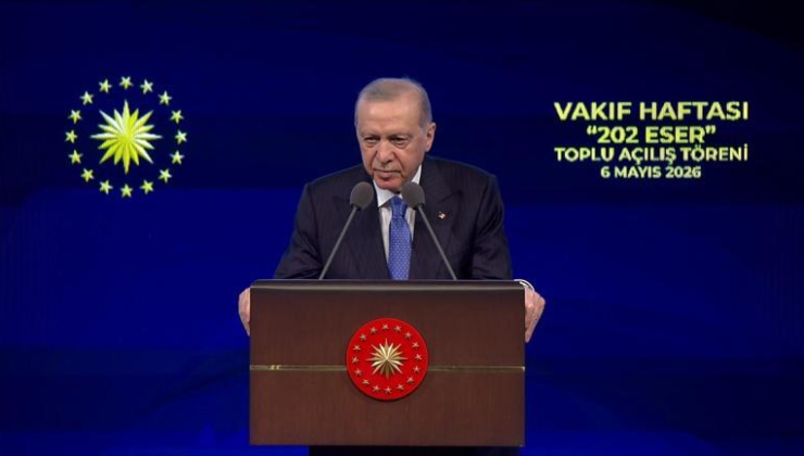 SON DAKİKA… Cumhurbaşkanı Erdoğan: Vakıf kültürünü koruyacağız