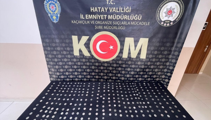 Hatay'da takside 309 sikke ele geçirildi