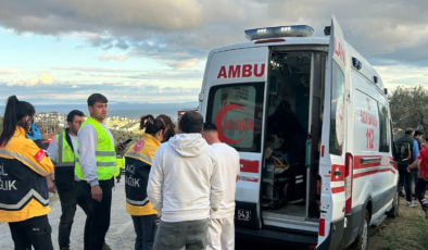 Çanakkale'de otomobil, uçurumdan dereye yuvarlandı: 1 yaralı