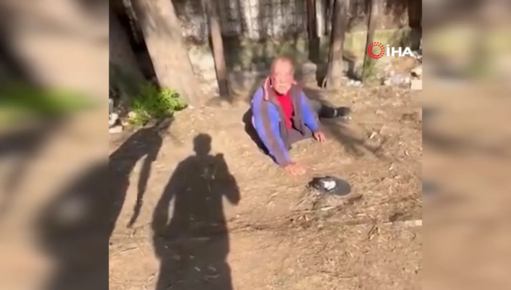 Sokakta uyuyan yaşlı adamı uyandırıp yüzüne tekme attılar. İki şüpheli gözaltında