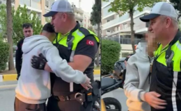 Polise sarılıp ağladı! Ehliyetsiz sürücüye ibretlik ceza