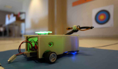 Ok atan ve hedef takip eden robot yaptılar: "Tek rakibimiz Mete Gazoz"