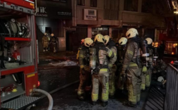 Bayrampaşa’da 5 katlı iş yerinde yangın