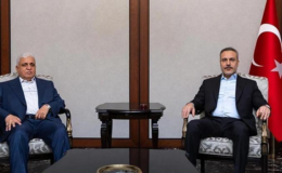 Bakan Fidan, Haşdi Şabi Komisyonu Başkanı el-Feyyad ile bir araya geldi