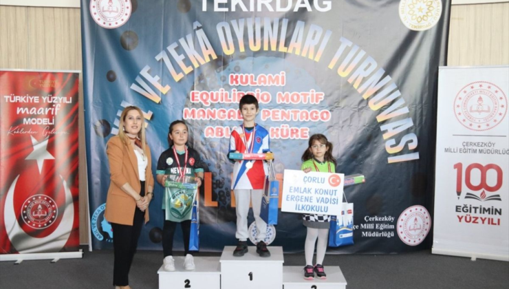 Tekirdağ'da Akıl ve Zeka Oyunları finali gerçekleştirildi
