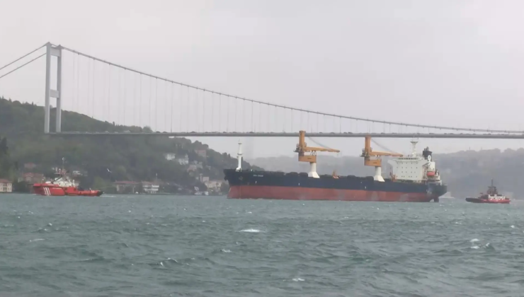 İstanbul Boğazı’nda gemi arızası. Trafik çift yönlü askıya alındı