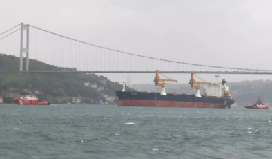 İstanbul Boğazı’nda gemi arızası