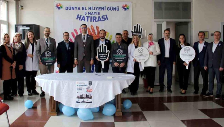 Kayseri Devlet Hastanesi'nde 'el hijyeni' eğitimi