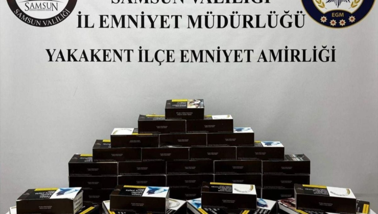 Samsun'un iki ilçesinde kaçak tütün operasyonu yapıldı