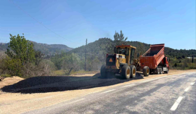 Bilecik'te tehlikeli yol genişletildi