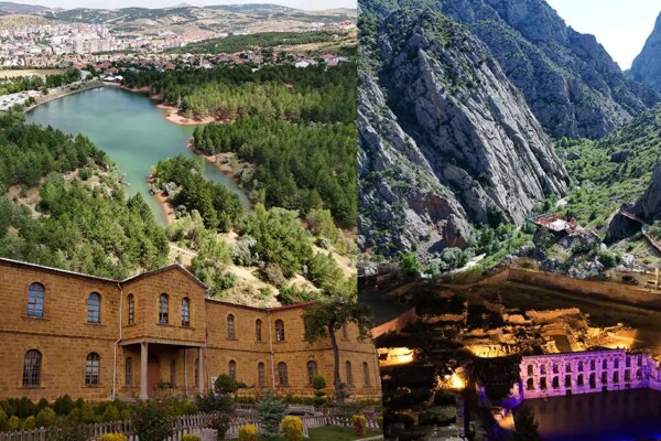 Türkiye’nin tam ortasında bulunuyor. Doğa ve kültür turizmi bir arada