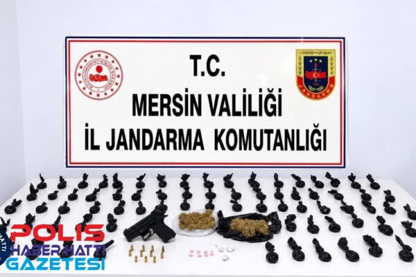 Mersin Erdemli’de uyuşturucu operasyonu: 1 tutuklama